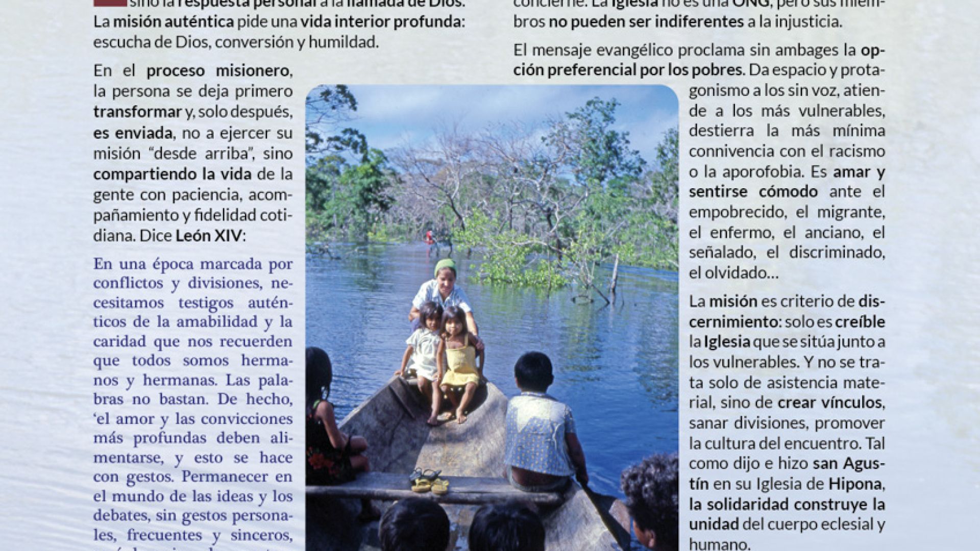 Canta y Camina 184. Centenario de los Agustinos Recoletos en la Amazonia.