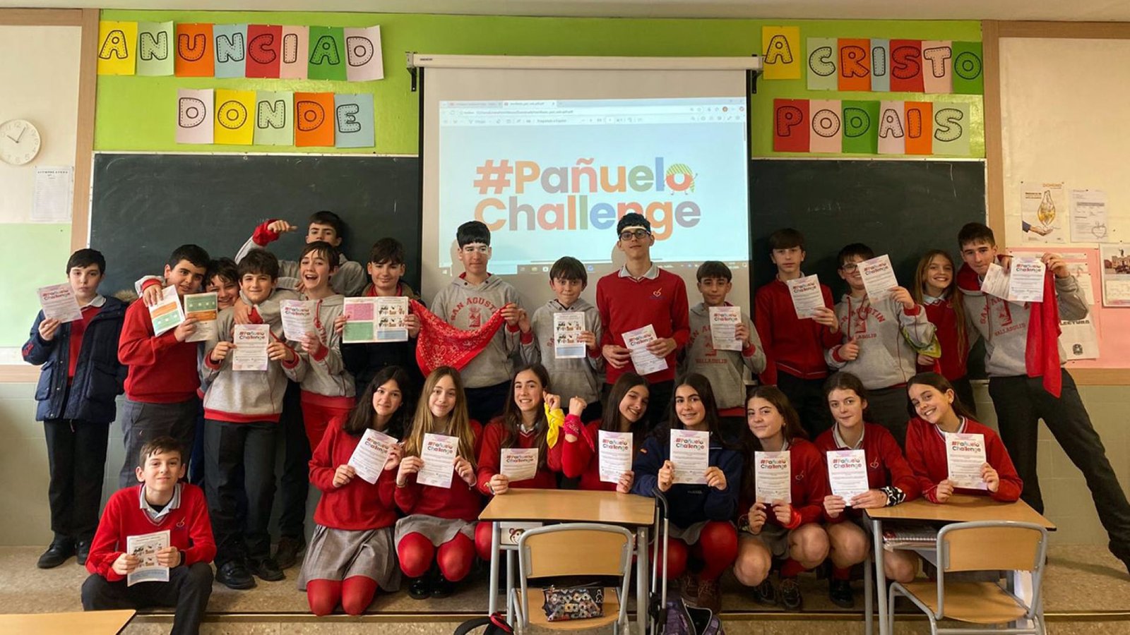 #pañuelochallenge • Colegio San Agustín. Agustinos Recoletos. Valladolid. 2026