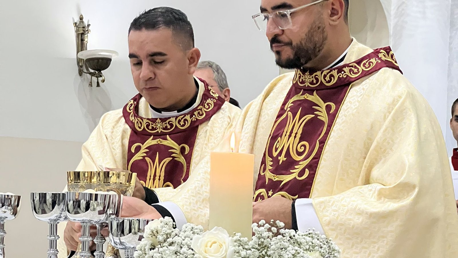 Ordenación sacerdotal de Tiago y Ednando. Agustinos Recoletos. Guaraciaba do Norte, Ceará, Brasil. Julio 2026.