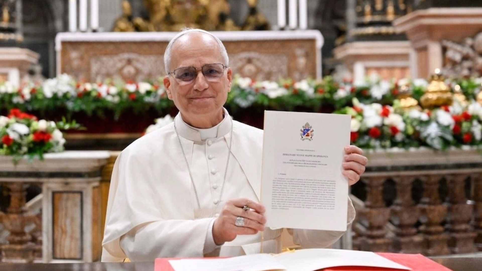 Papa Leão XIV - Carta Mapas de esperança