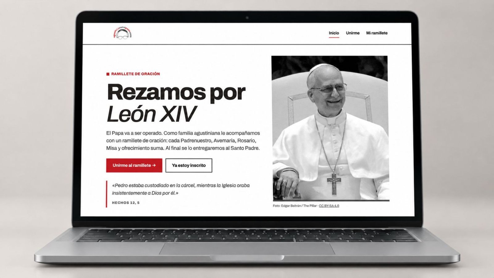 Oração pelo Papa
