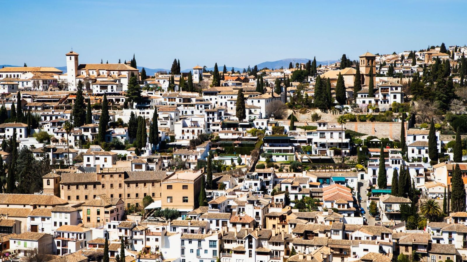 ancient arabic fortress Alhambra  Granada  Spain